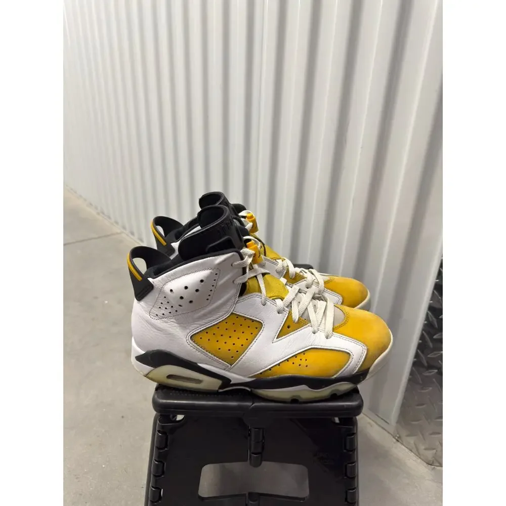 Nike Air Jordan 6 Yellow Ochre White 2024 Size 10.5 Men's - CT8529-170